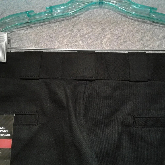 Men's NWT Dickies 864 Original Fit Black Denim Work Pants Size 36x32 - Picture 8 of 10
